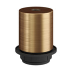 E27-Fassungs-Kit, halbgewindet aus Metall mit verdeckter Zugentlastung – Satin-Bronze – Ansicht 4