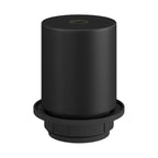 E27 Lampenfassung-Kit, halbgewindet, aus Metall mit versteckter Kabelklemme – Schwarz – Ansicht 4