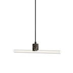 Kit Lampenfassungen esse14 für Pendelleuchten mit S14d-Fassung - Effekt Brown Marble – Ansicht 6