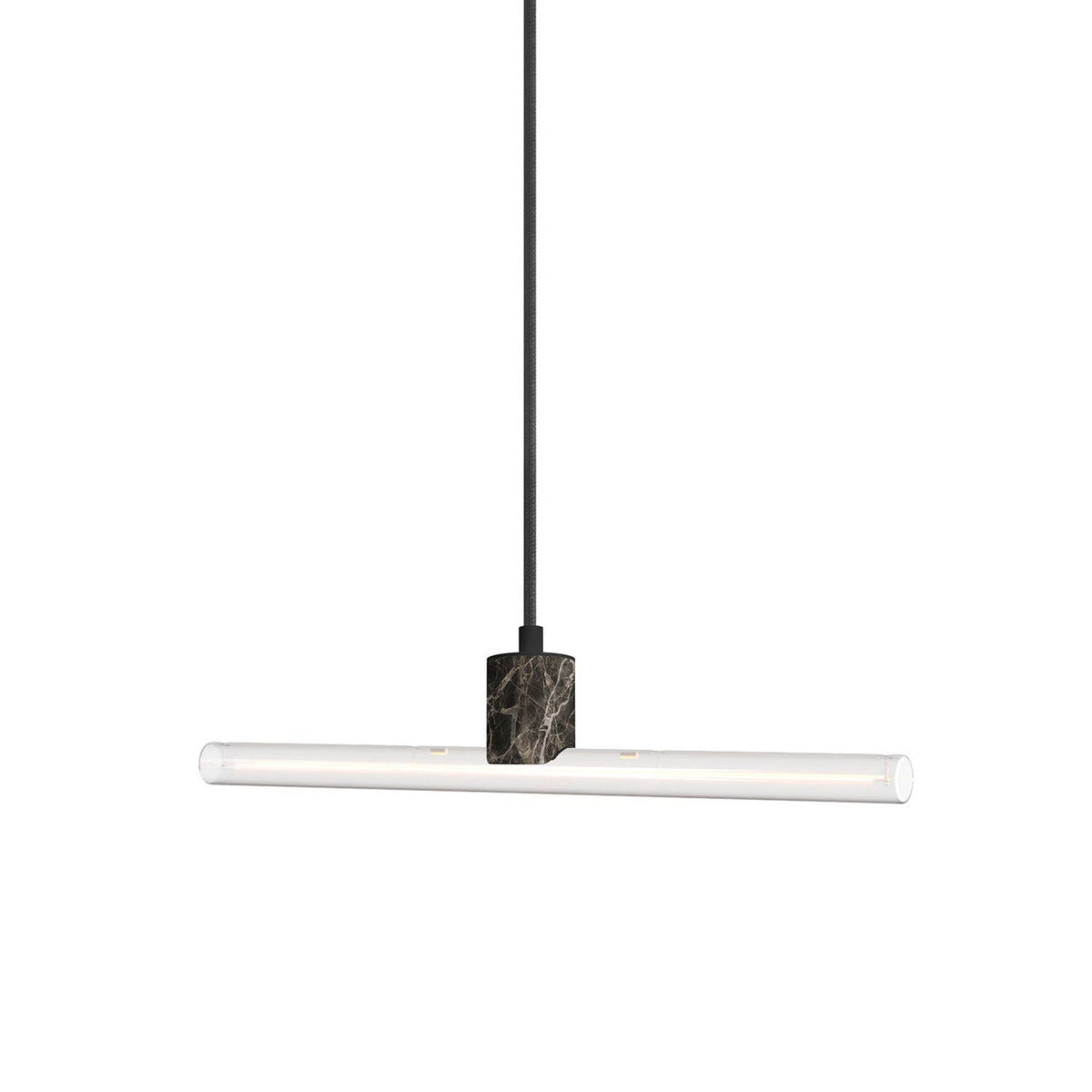 Kit Lampenfassungen esse14 für Pendelleuchten mit S14d-Fassung - Effekt Brown Marble – Ansicht 6