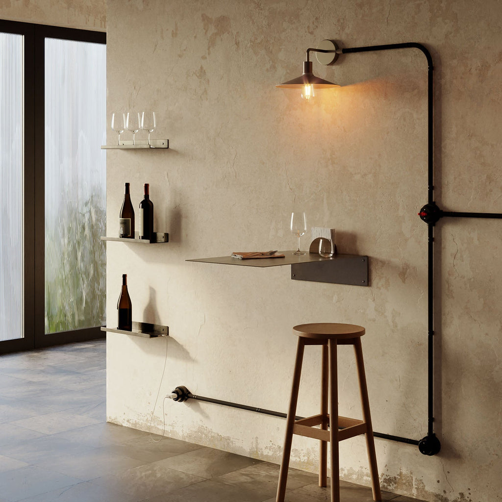 Wand-Schuko-Steckdosen-Set für Creative-Tubes aus Porzellan – Schwarz – Ansicht 5