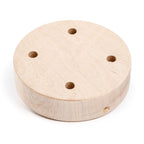 Zylinderförmiges Holzbaldachin-Kit mit 4 Löchern – Natur – Ansicht 2