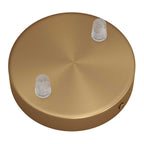 Set für zylindrischen Baldachin aus Metall mit 2 Löchern – Satinbronze – Ansicht 2