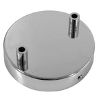 Baldachin-Kit, zylindrisch aus Metall mit 2 Löchern – Chrom – Ansicht 7