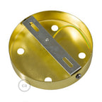 Zylindrischer 4-fach Baldachin aus Metall – Gebürstetes Bronze – Ansicht 4