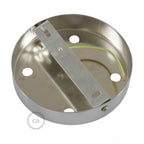 Zylindrisches Metall-Baldachin-Set mit 4 Bohrungen – Chrom – Ansicht 4