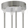 Zylindrisches Metall-Baldachin-Set mit 4 Bohrungen – Chrom