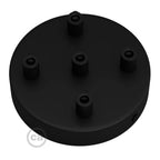 Zylindrisches Rosetten-Kit aus Metall mit 5 Löchern – Schwarz – Ansicht 7