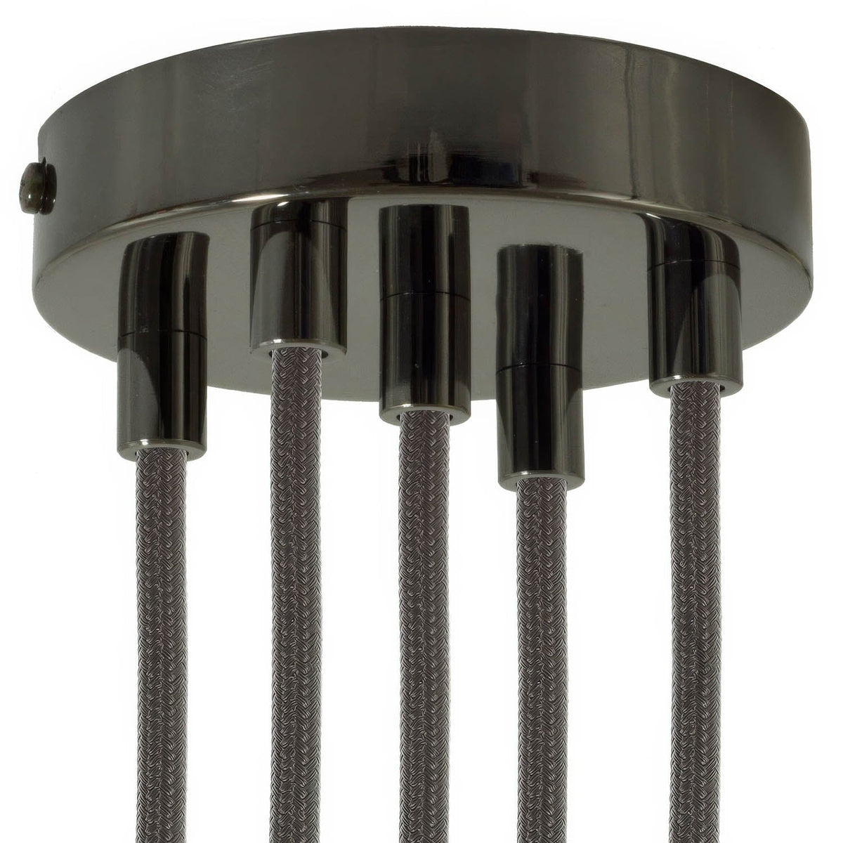 Metall-Zylinderrosetten-Kit mit 5 Löchern – Schwarzperle – Ansicht 6