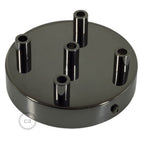 Metall-Zylinderrosetten-Kit mit 5 Löchern – Schwarzperle – Ansicht 7