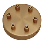 Zylindrischer Metallbaldachin-Set mit 6 Löchern – Satiniertes Bronze – Ansicht 6