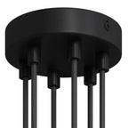 Zylindrischer Baldachin Metall-Kit mit 6 Löchern – Schwarz – Ansicht 4