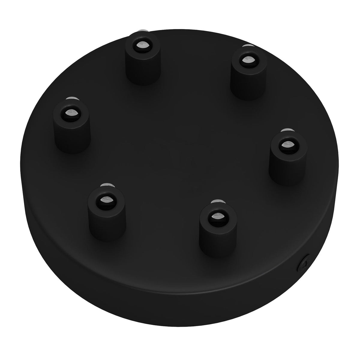 Zylindrischer Baldachin Metall-Kit mit 6 Löchern – Schwarz – Ansicht 5