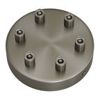 Zylinderförmiges Baldachin-Kit aus Metall mit 6 Bohrungen – Satin-Titan – Ansicht 6