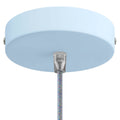 Zylindrischer Baldachin-Kit aus Metall – Zuckerpapierblau
