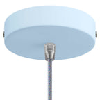 Zylindrischer Baldachin-Kit aus Metall – Zuckerpapierblau