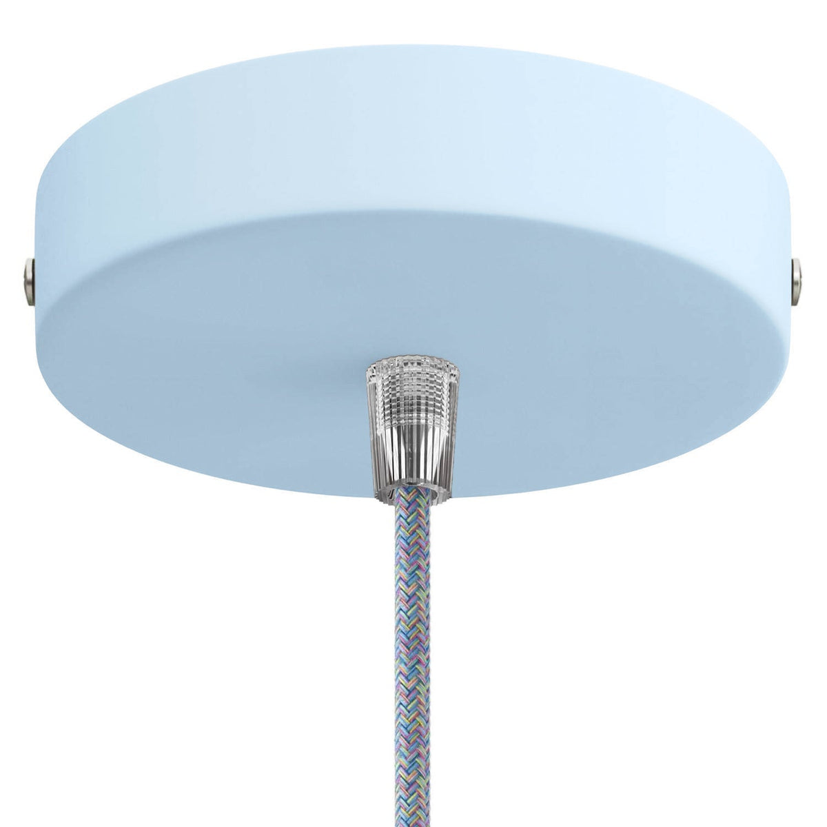 Zylindrischer Baldachin-Kit aus Metall – Zuckerpapierblau