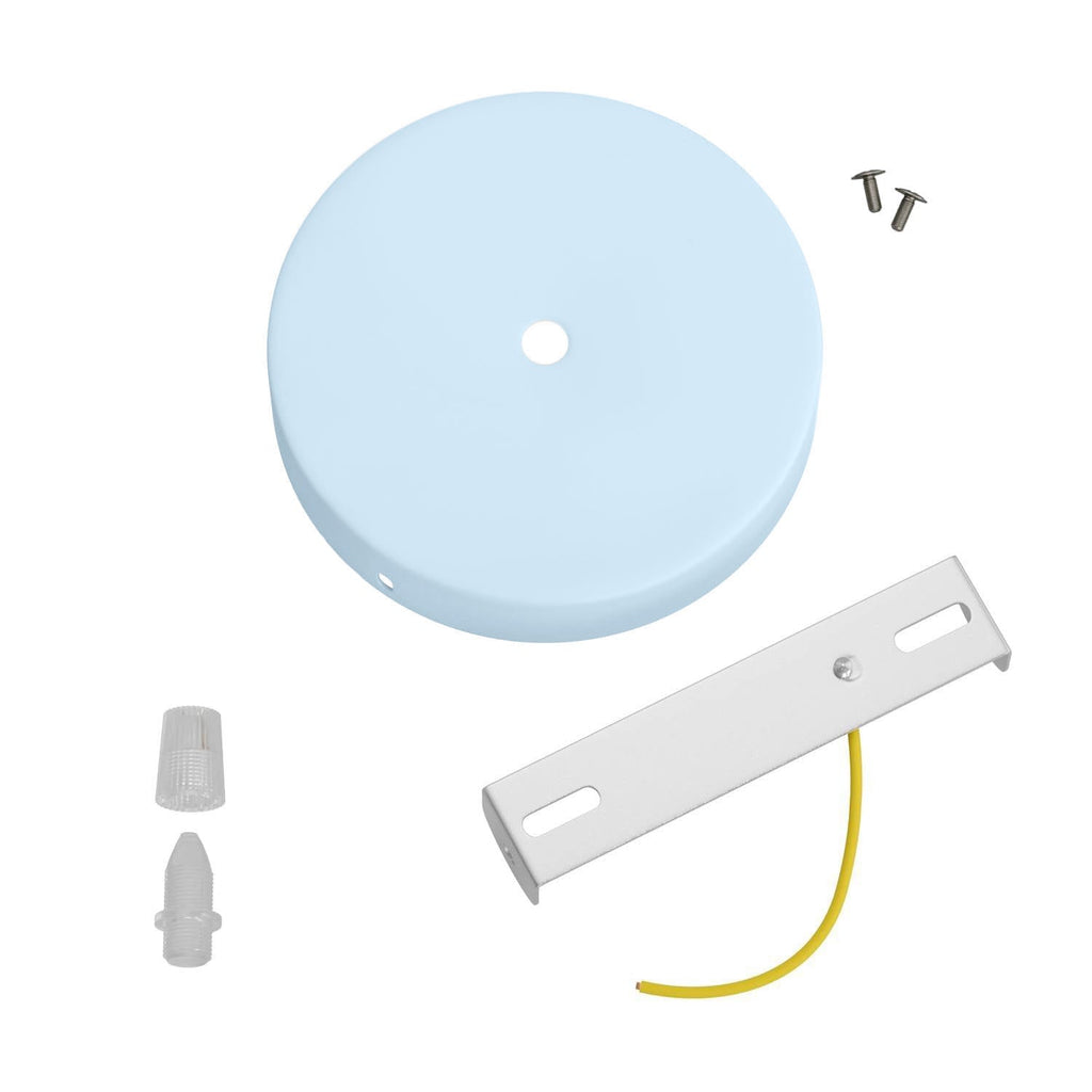 Zylindrischer Baldachin-Kit aus Metall – Zuckerpapierblau – Ansicht 3