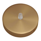 Zylindrisches Deckenrosen-Kit aus Metall – Satiniertes Bronze – Ansicht 2