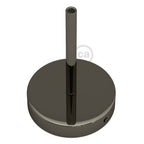 Zylindrisches Metallbaldachin-Kit mit 15 cm Kabelzugentlaster - Schwarz Perle – Ansicht 2