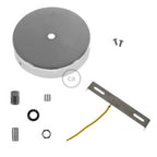Zylindrisches Baldachin-Kit aus Metall - Chrom – Ansicht 8