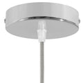 Zylindrisches Baldachin-Kit aus Metall - Chrom
