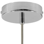 Zylindrisches Baldachin-Kit aus Metall - Chrom – Ansicht 6