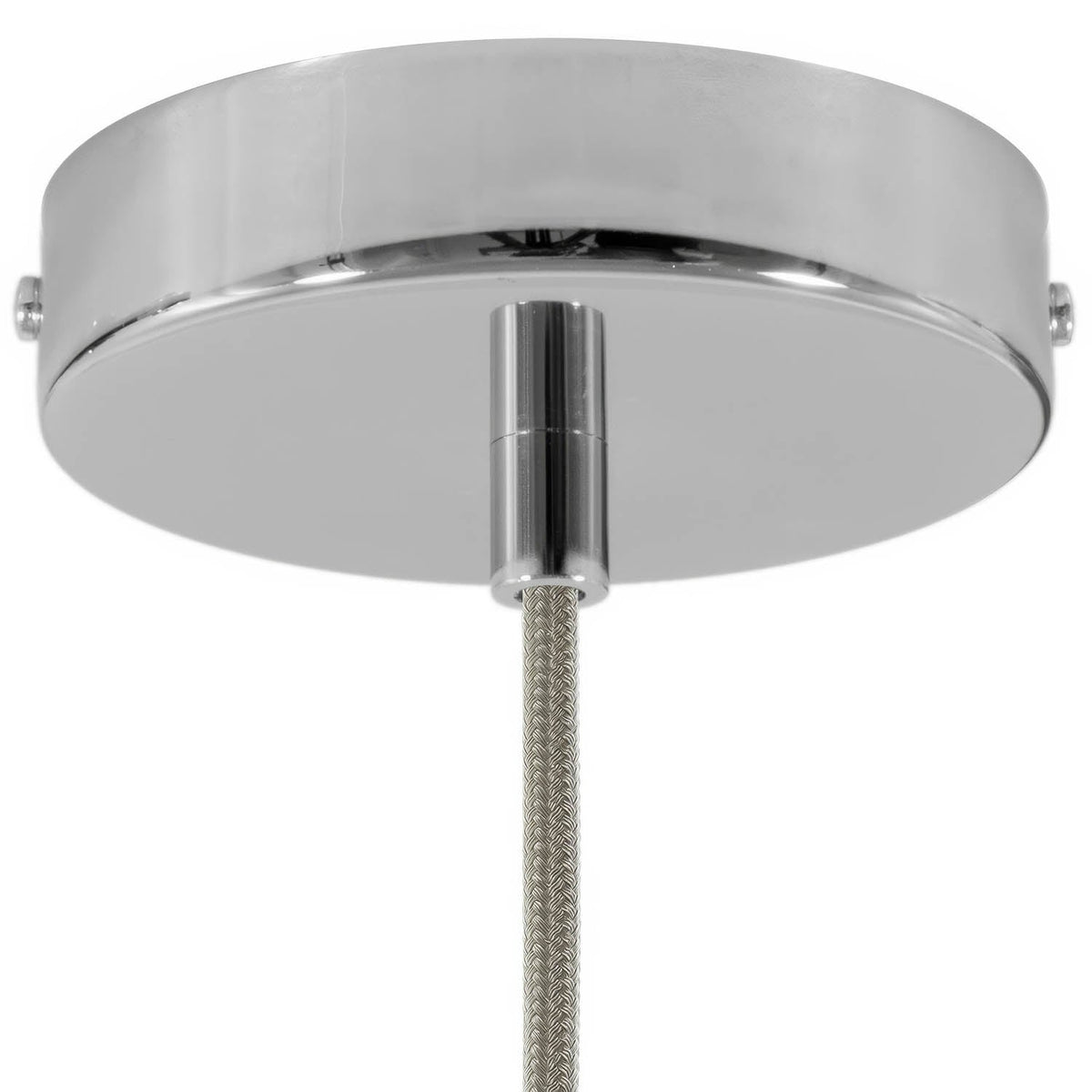 Zylindrisches Baldachin-Kit aus Metall - Chrom – Ansicht 6