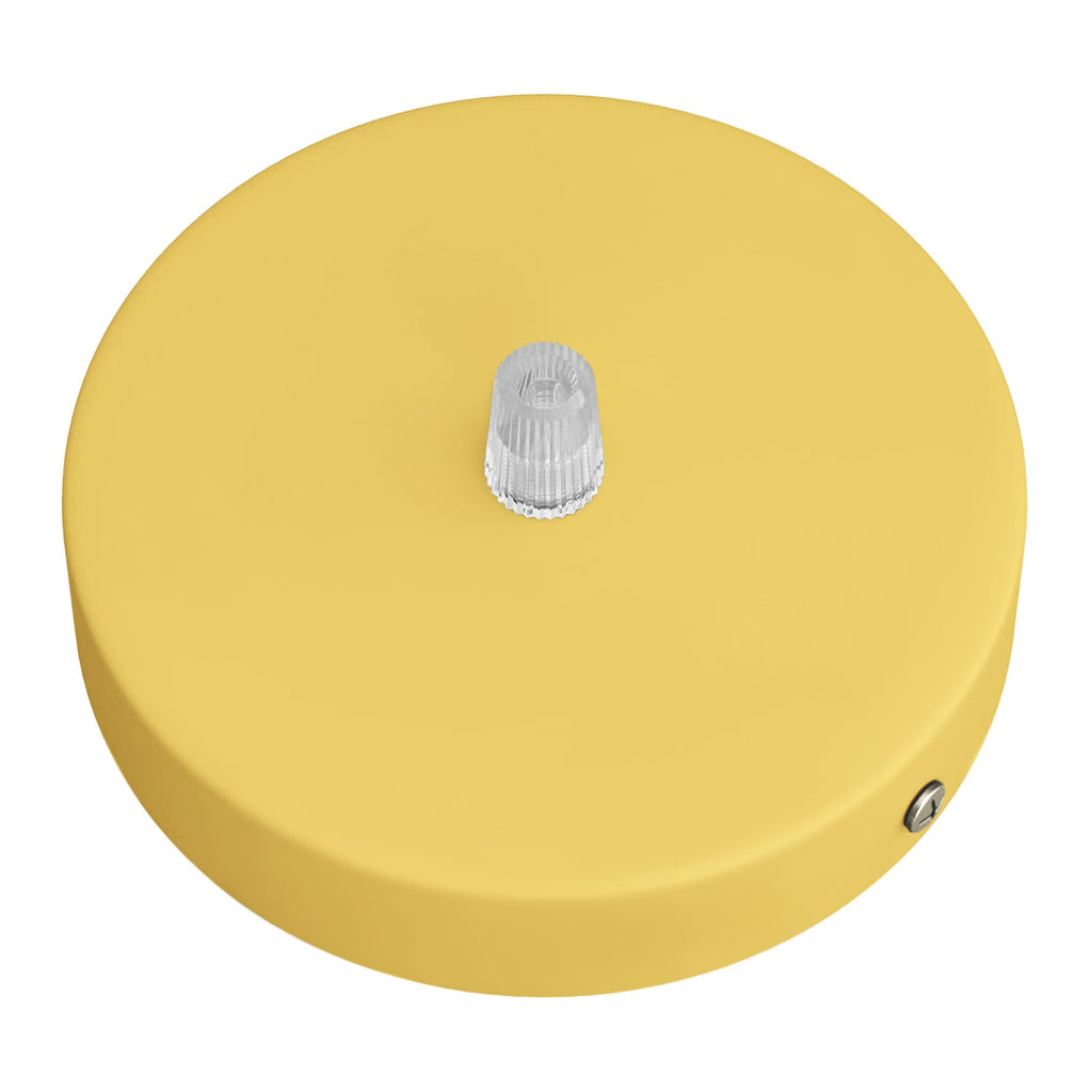 Zylindrisches Metall-Baldachin-Kit – Senf – Ansicht 2