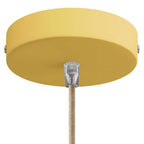 Zylindrisches Metall-Baldachin-Kit – Senf