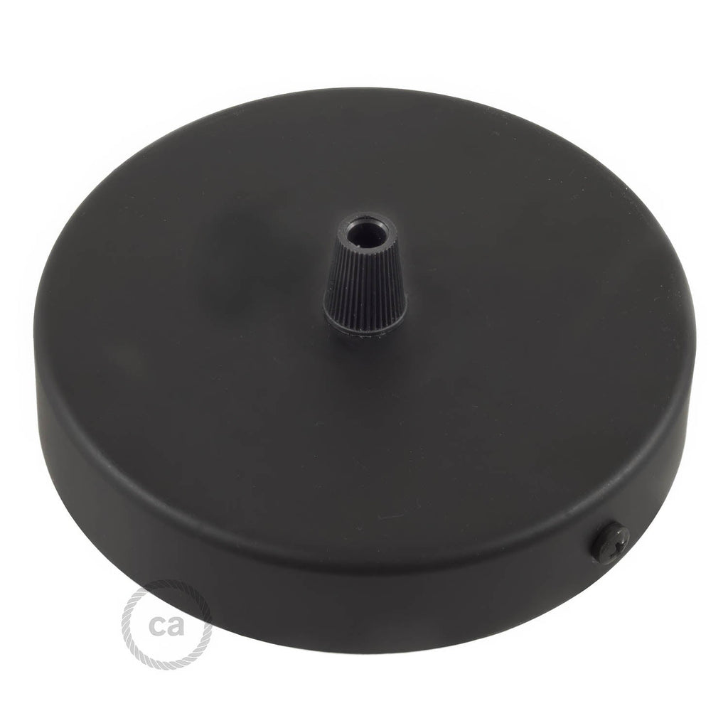 Zylindrisches Metall-Baldachin-Kit - Schwarz – Ansicht 2