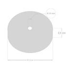 Zylindrisches Metall-Baldachin-Kit - Schwarz – Ansicht 5