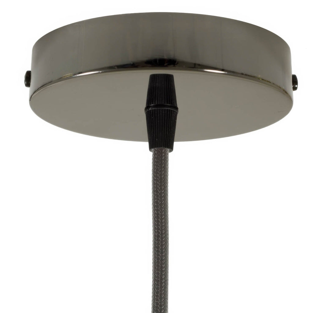 Zylindrisches Metall-Baldachin-Kit – Perlenschwarz