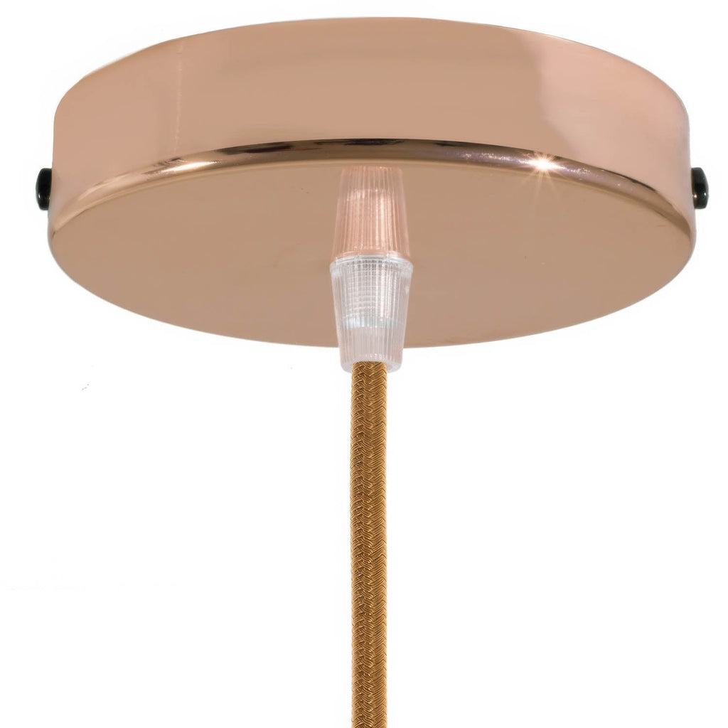 Zylindrischer Baldachin aus Metall – Kupfer
