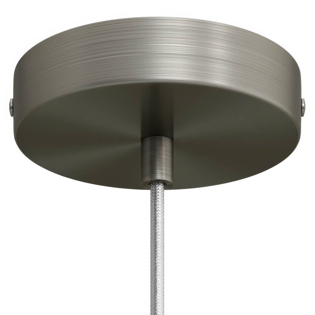 Baldachin-Kit, zylindrisch, aus Metall – Satin-Titan – Ansicht 6