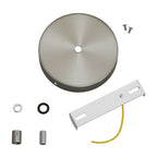 Baldachin-Kit, zylindrisch, aus Metall – Satin-Titan – Ansicht 8