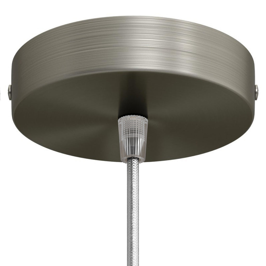 Baldachin-Kit, zylindrisch, aus Metall – Satin-Titan