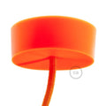 Kit Lampenbaldachin zylindrisch aus Silikon - Orange
