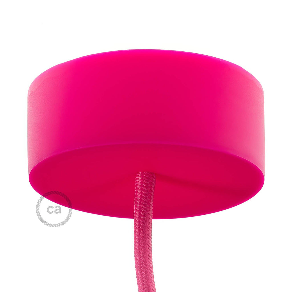 Zylindrisches Baldachin-Kit aus Silikon – Fuchsia