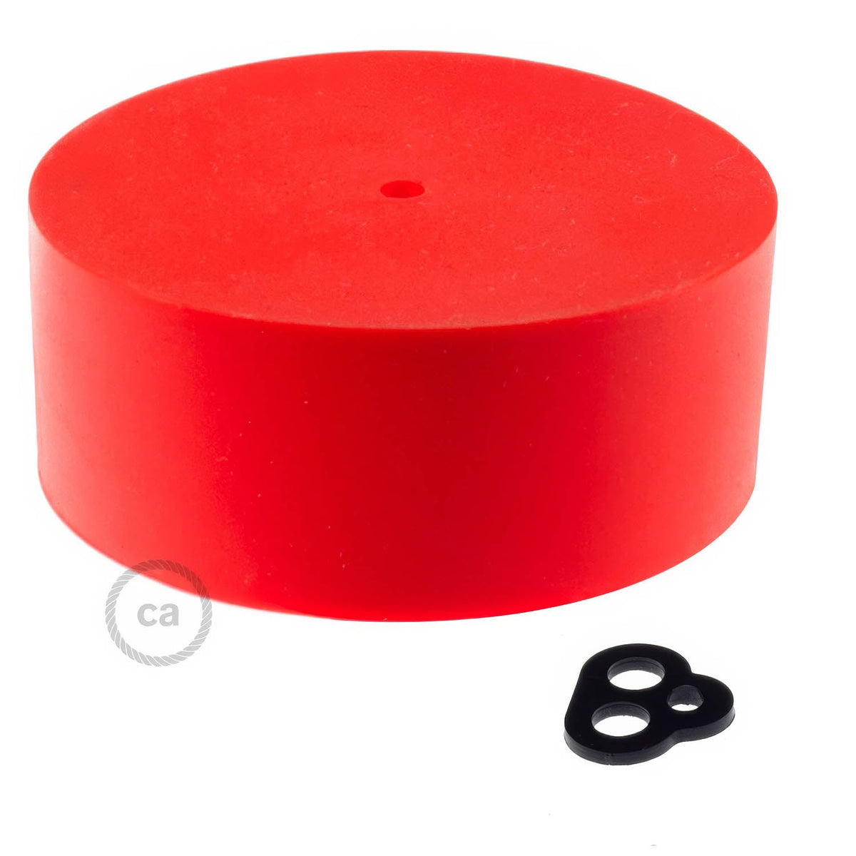 Zylinderförmiges Lampenbaldachin-Kit aus Silikon - Rot – Ansicht 3