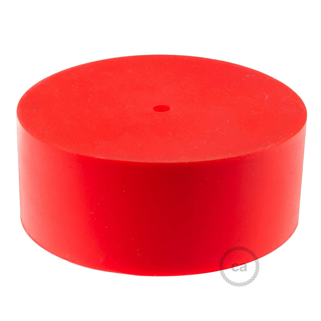 Zylinderförmiges Lampenbaldachin-Kit aus Silikon - Rot – Ansicht 2