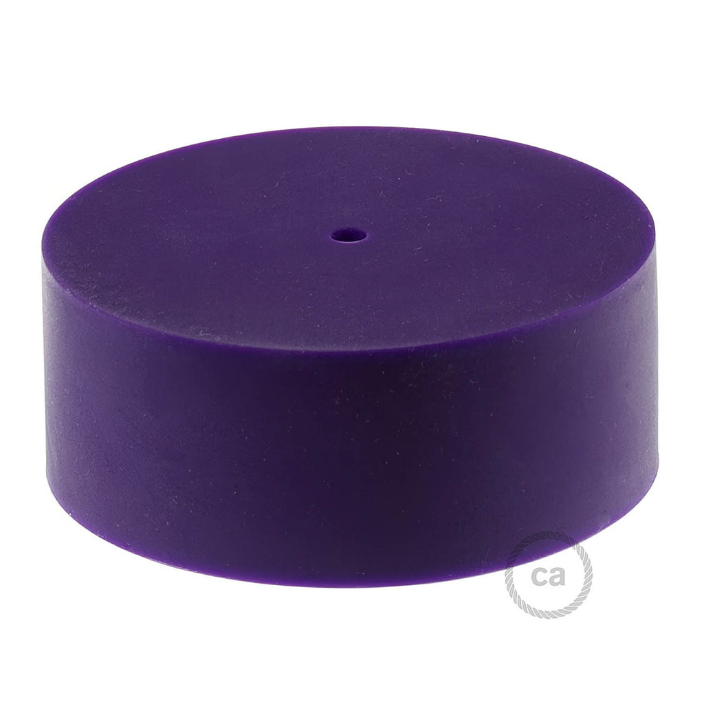 Zylindrisches Lampenbaldachin-Kit aus Silikon – Violett – Ansicht 2