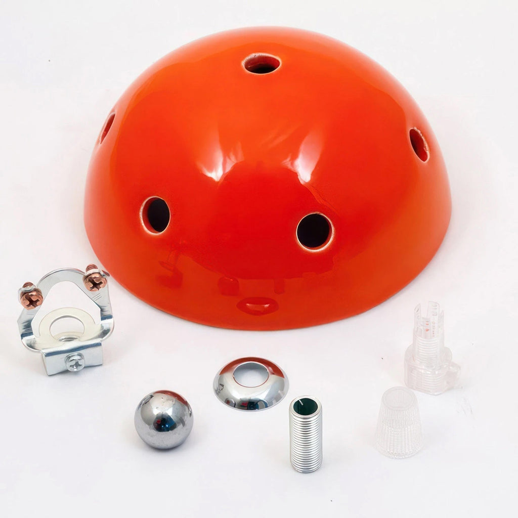 Keramikbaldachin-Kit mit 6 Löchern – Orange – Ansicht 3