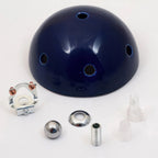 Baldachin-Set aus Keramik mit 6 Löchern - Blau – Ansicht 3
