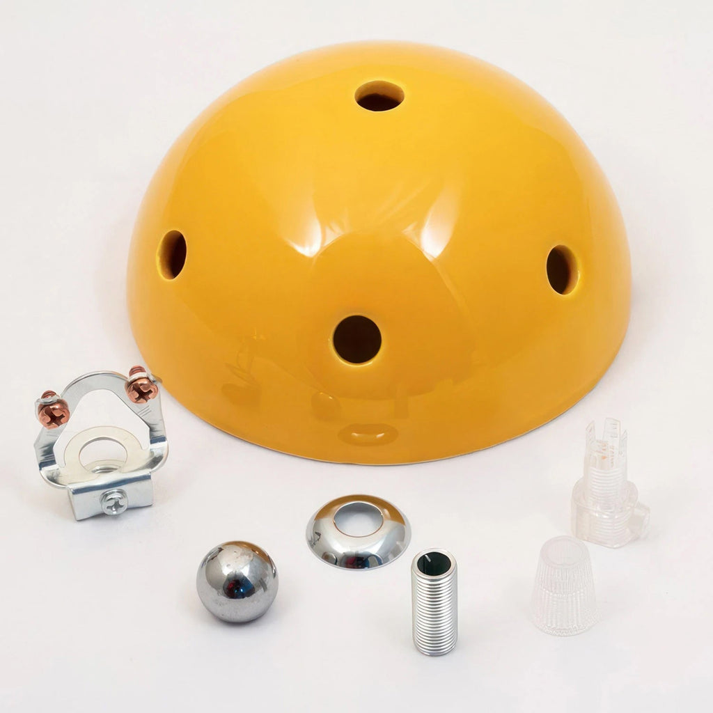 Kit Baldachin aus Keramik mit 6 Löchern – Gelb – Ansicht 3