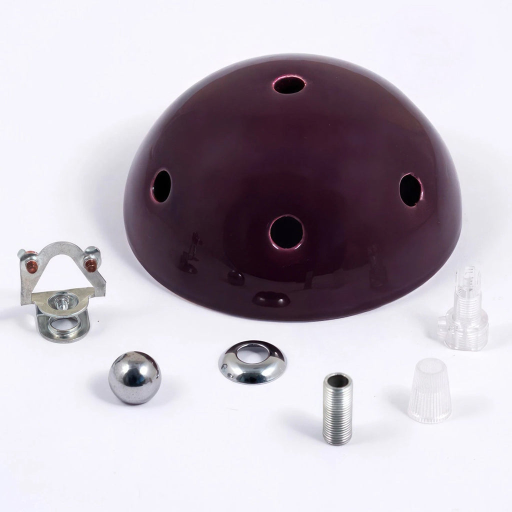 Rosetten-Kit aus Keramik mit 6 Löchern – Violett – Ansicht 3