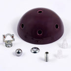 Rosetten-Kit aus Keramik mit 6 Löchern – Violett – Ansicht 3