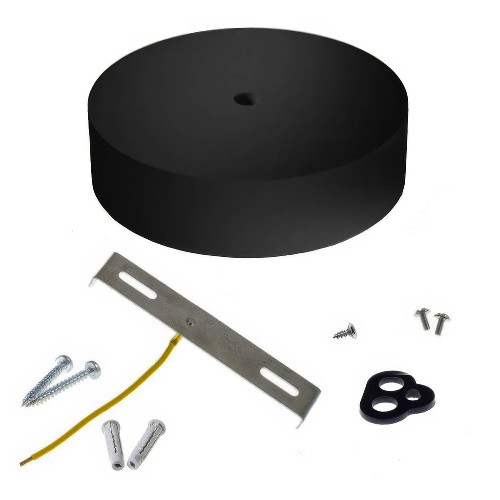 Baldachin-Kit aus Holz – Schwarz – Ansicht 2