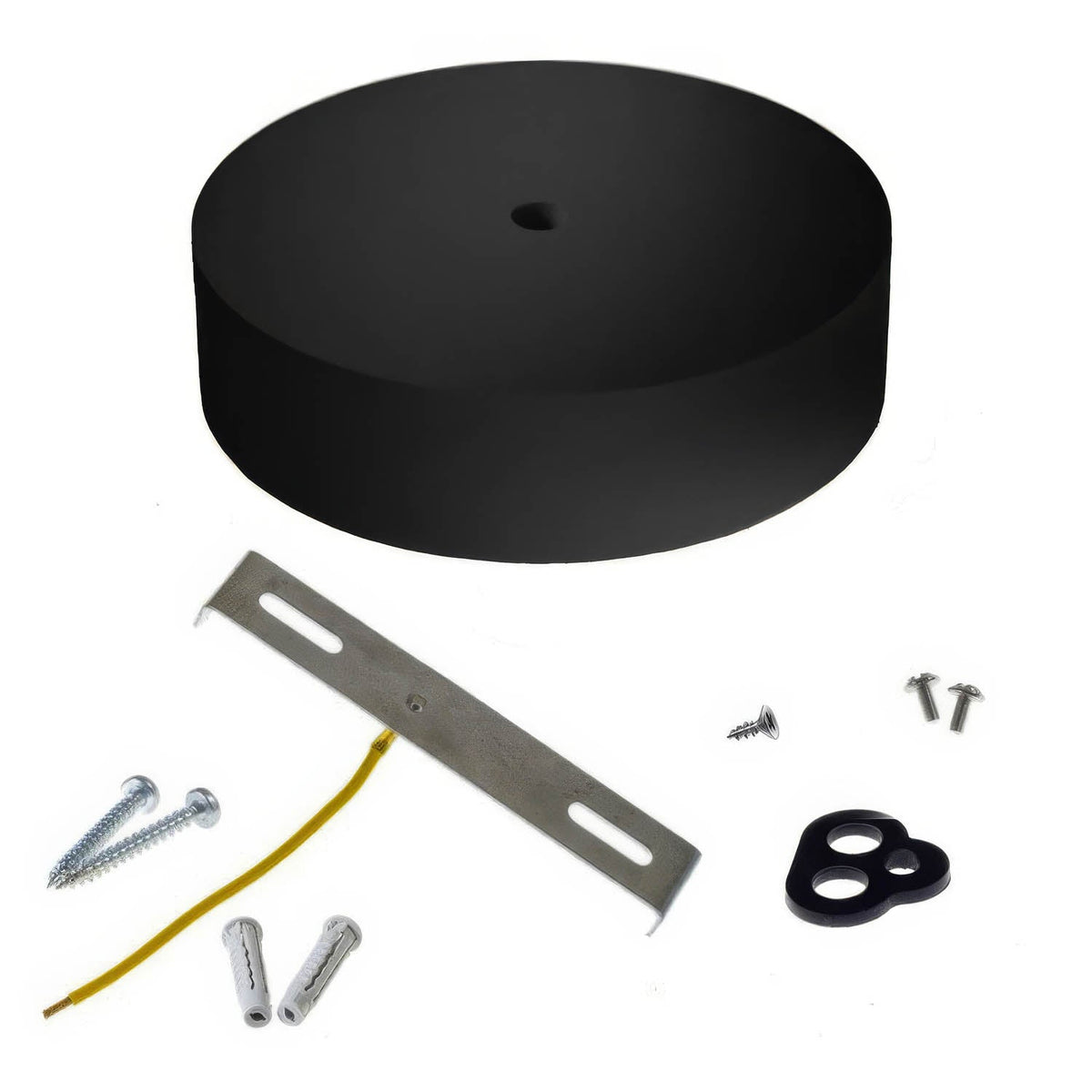 Baldachin-Kit aus Holz – Schwarz – Ansicht 2