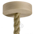 Holzbaldachin-Set für Kabel 2XL – Neutral